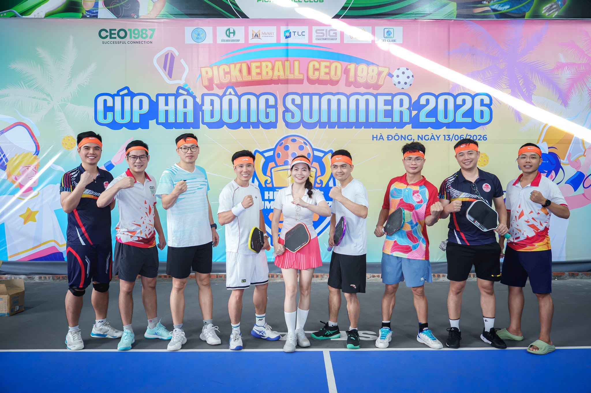 Đội hình Pickleball CEO1987 tại giải Cúp Hà Đông Summer 2026