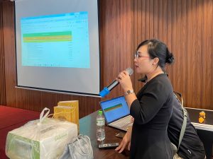 Đại diện CEO 1987 báo cáo kết quả xúc tiến thương mại tháng 4